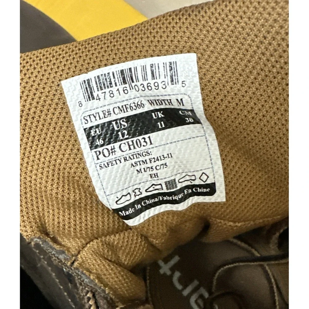 Carhartt Safety Toe Electrical Hazard Work Boots Flex 6
